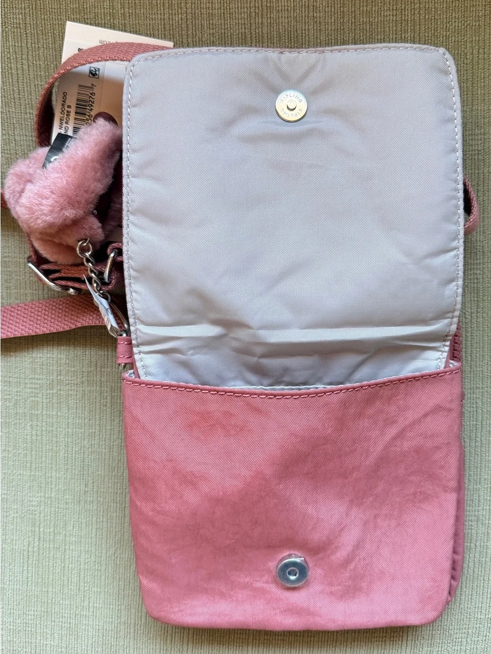 KIPLING Nylon New Eldorado Crossbody Bag Kind Rose NWT
